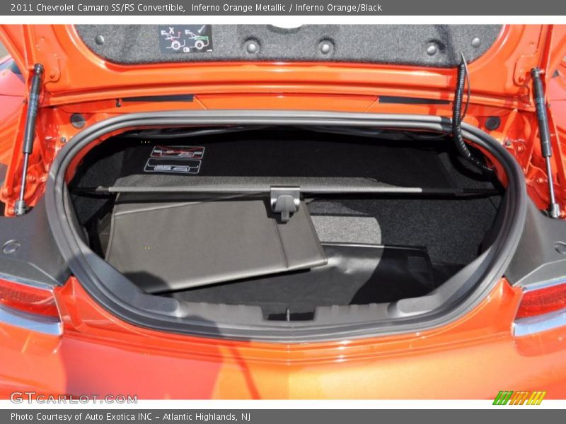 Inferno Orange Metallic / Inferno Orange/Black 2011 Chevrolet Camaro SS/RS Convertible