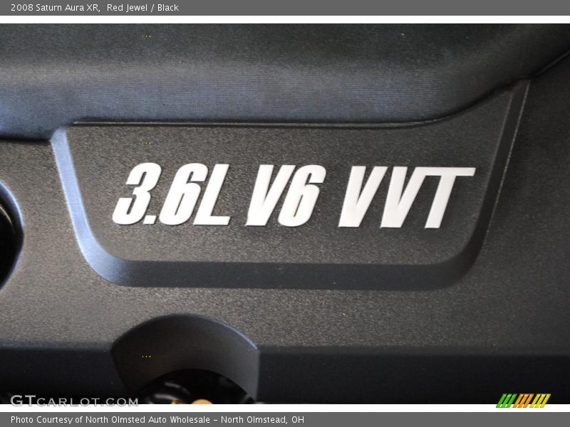 Red Jewel / Black 2008 Saturn Aura XR