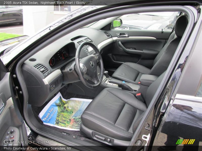 Nighthawk Black Pearl / Ebony 2005 Acura TSX Sedan