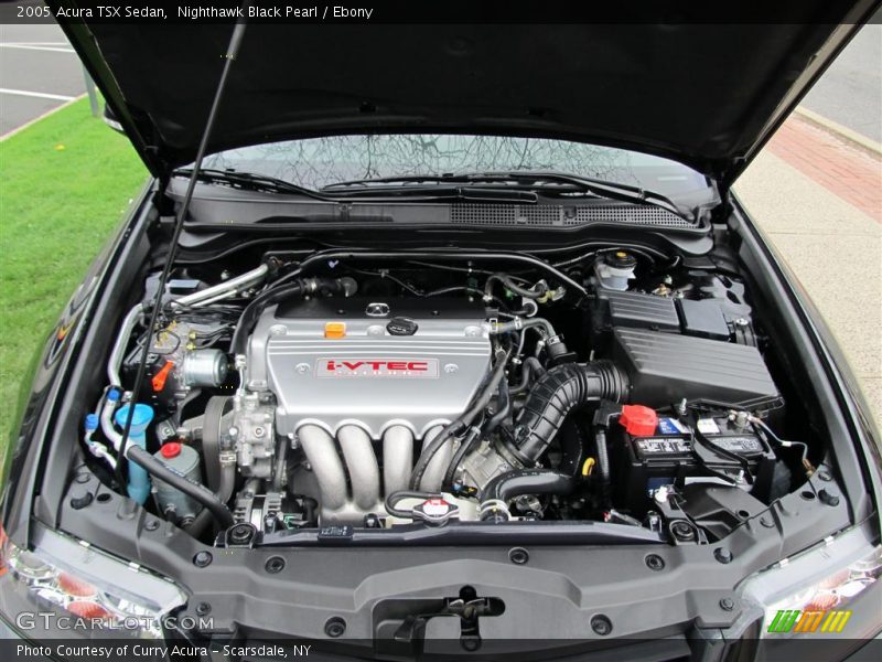 Nighthawk Black Pearl / Ebony 2005 Acura TSX Sedan