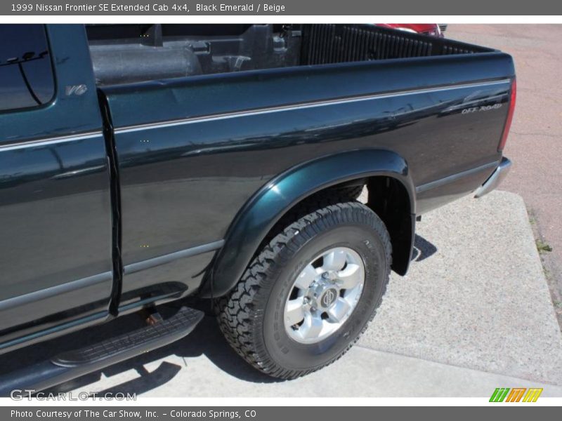 Black Emerald / Beige 1999 Nissan Frontier SE Extended Cab 4x4