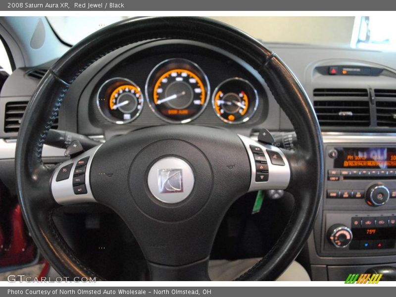 Red Jewel / Black 2008 Saturn Aura XR