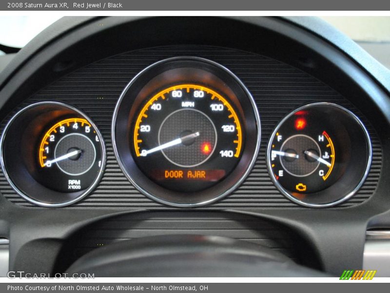 Red Jewel / Black 2008 Saturn Aura XR