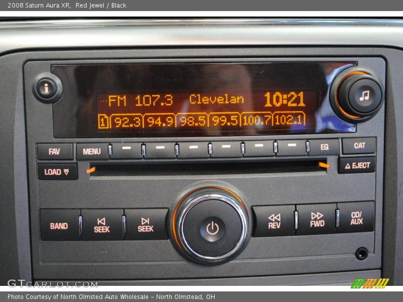 Red Jewel / Black 2008 Saturn Aura XR
