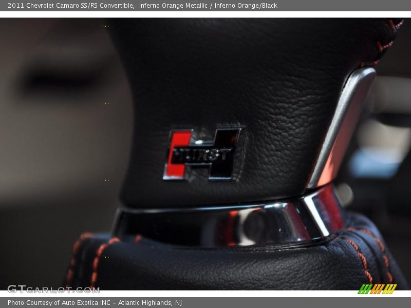 Inferno Orange Metallic / Inferno Orange/Black 2011 Chevrolet Camaro SS/RS Convertible