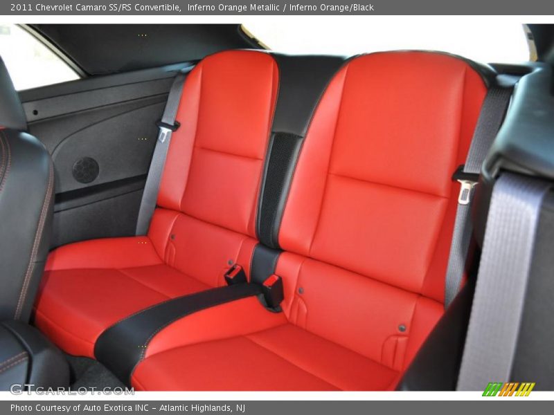  2011 Camaro SS/RS Convertible Inferno Orange/Black Interior