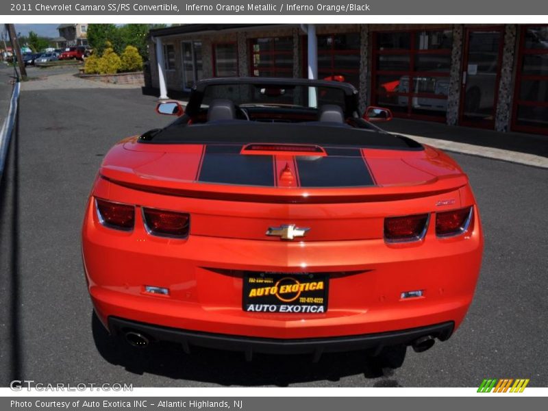 Inferno Orange Metallic / Inferno Orange/Black 2011 Chevrolet Camaro SS/RS Convertible