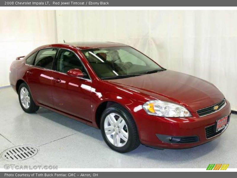 Red Jewel Tintcoat / Ebony Black 2008 Chevrolet Impala LT