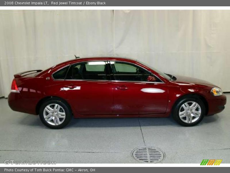 Red Jewel Tintcoat / Ebony Black 2008 Chevrolet Impala LT