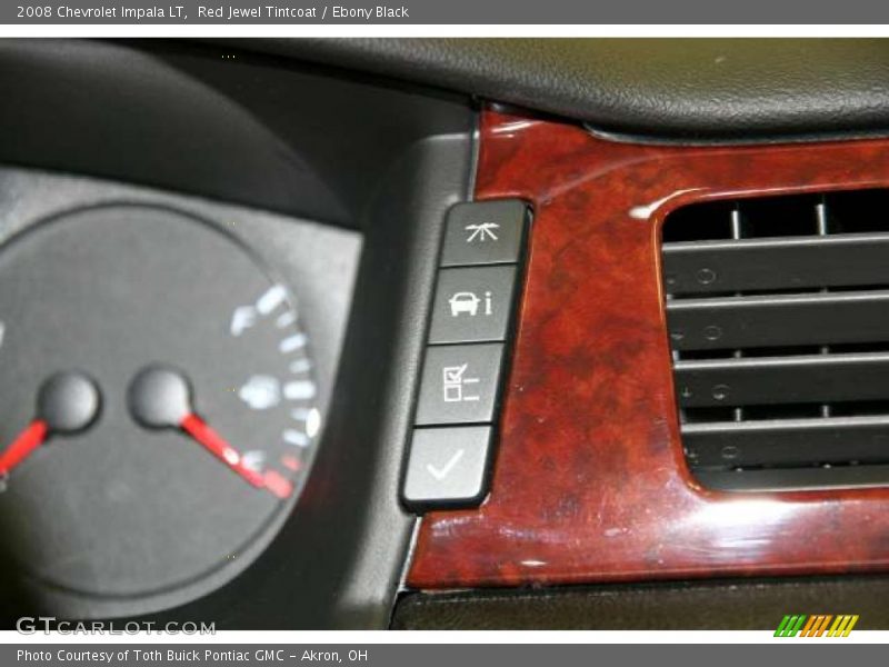 Red Jewel Tintcoat / Ebony Black 2008 Chevrolet Impala LT