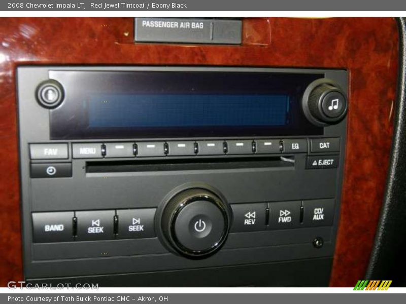 Red Jewel Tintcoat / Ebony Black 2008 Chevrolet Impala LT