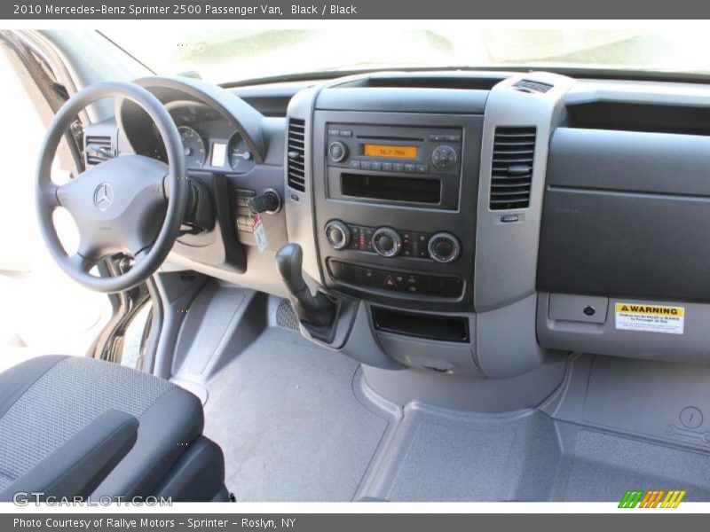 Dashboard of 2010 Sprinter 2500 Passenger Van