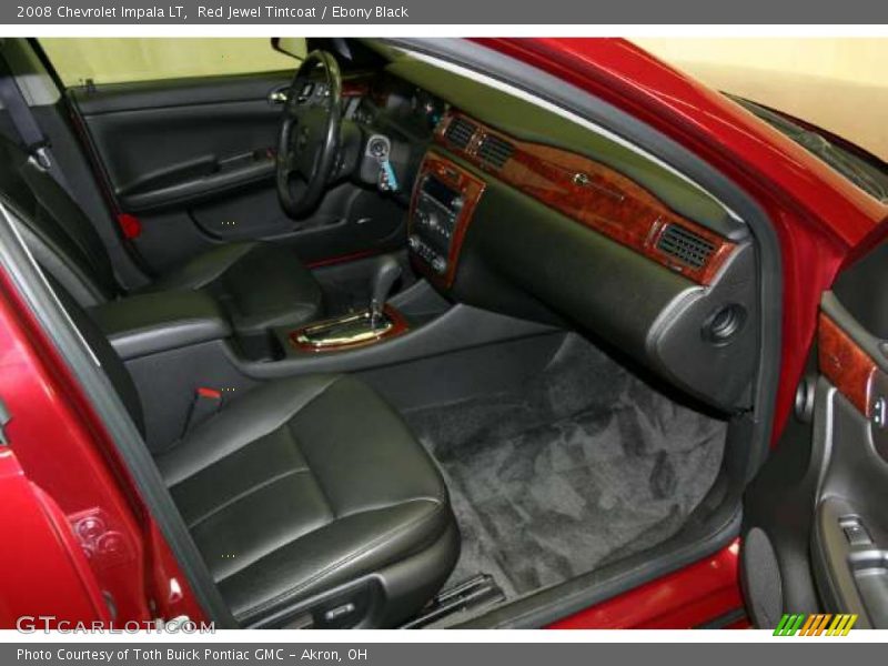 Red Jewel Tintcoat / Ebony Black 2008 Chevrolet Impala LT