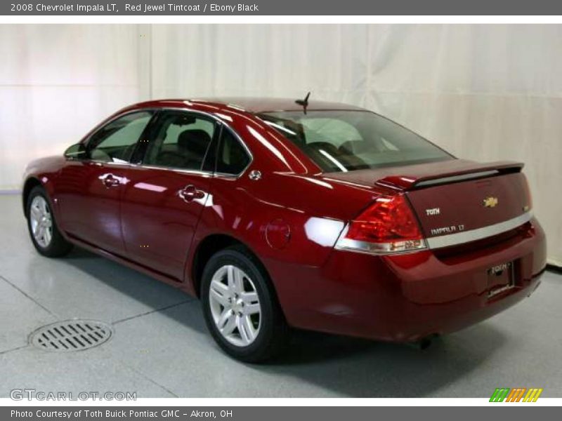Red Jewel Tintcoat / Ebony Black 2008 Chevrolet Impala LT