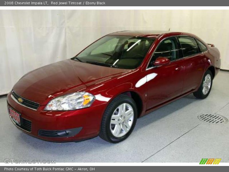 Red Jewel Tintcoat / Ebony Black 2008 Chevrolet Impala LT