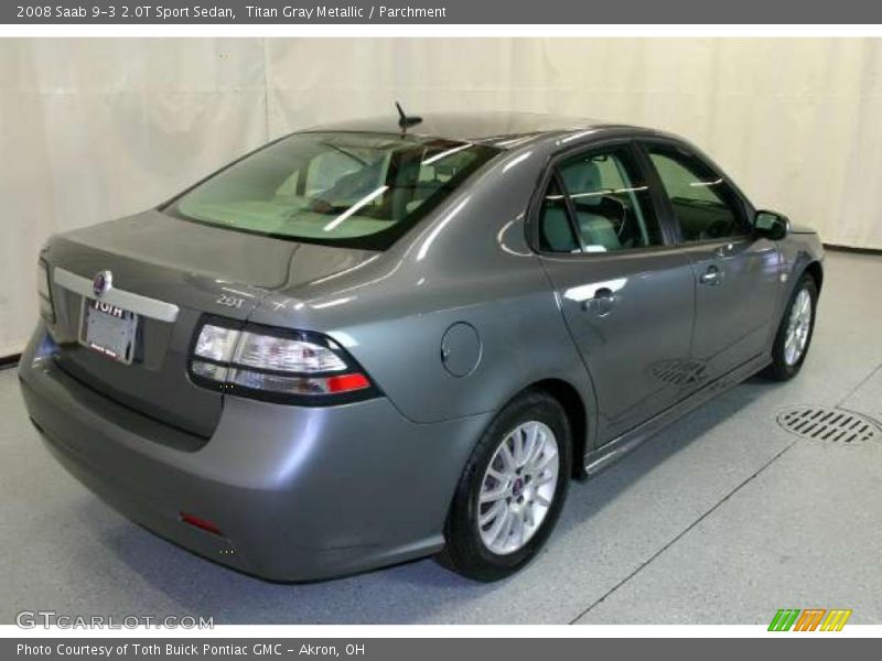 Titan Gray Metallic / Parchment 2008 Saab 9-3 2.0T Sport Sedan