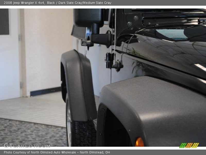 Black / Dark Slate Gray/Medium Slate Gray 2008 Jeep Wrangler X 4x4