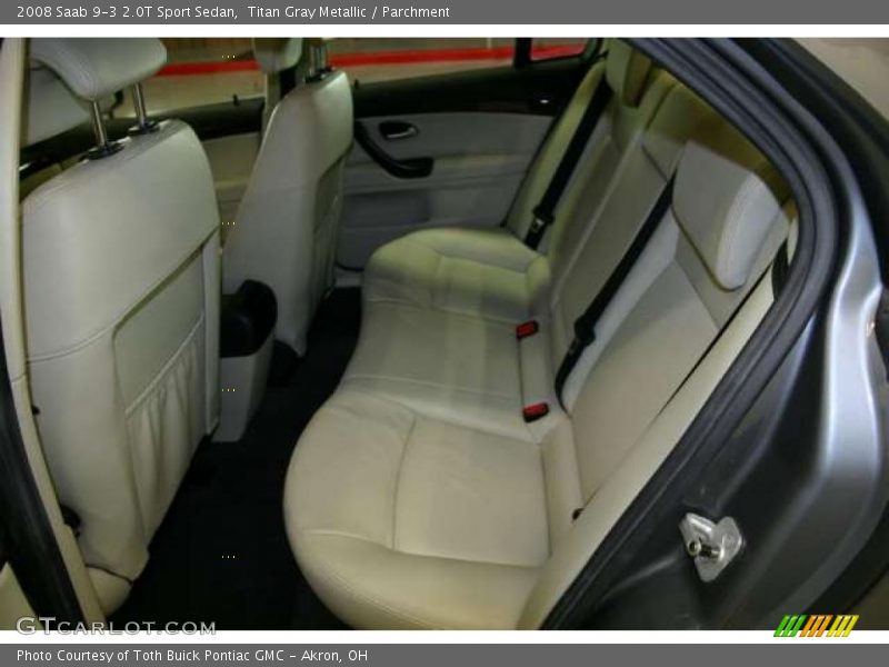 Titan Gray Metallic / Parchment 2008 Saab 9-3 2.0T Sport Sedan