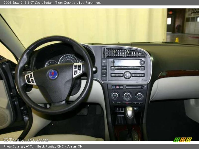 Titan Gray Metallic / Parchment 2008 Saab 9-3 2.0T Sport Sedan