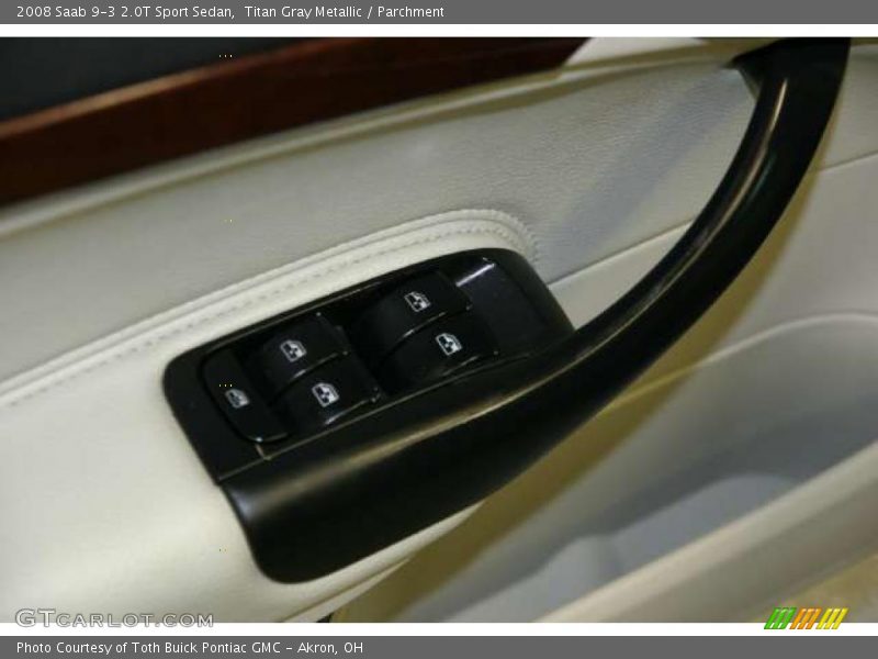 Titan Gray Metallic / Parchment 2008 Saab 9-3 2.0T Sport Sedan