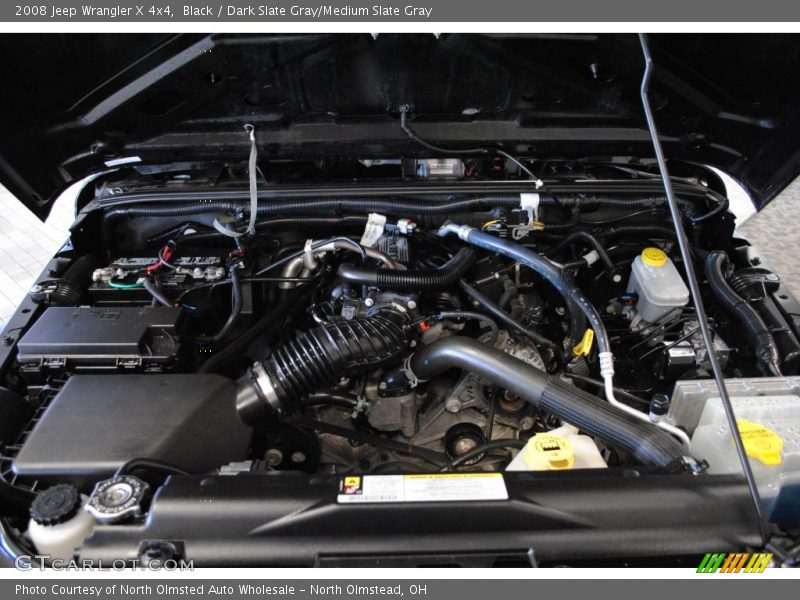 Black / Dark Slate Gray/Medium Slate Gray 2008 Jeep Wrangler X 4x4