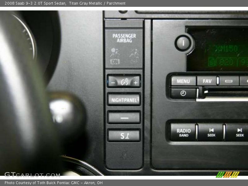 Titan Gray Metallic / Parchment 2008 Saab 9-3 2.0T Sport Sedan