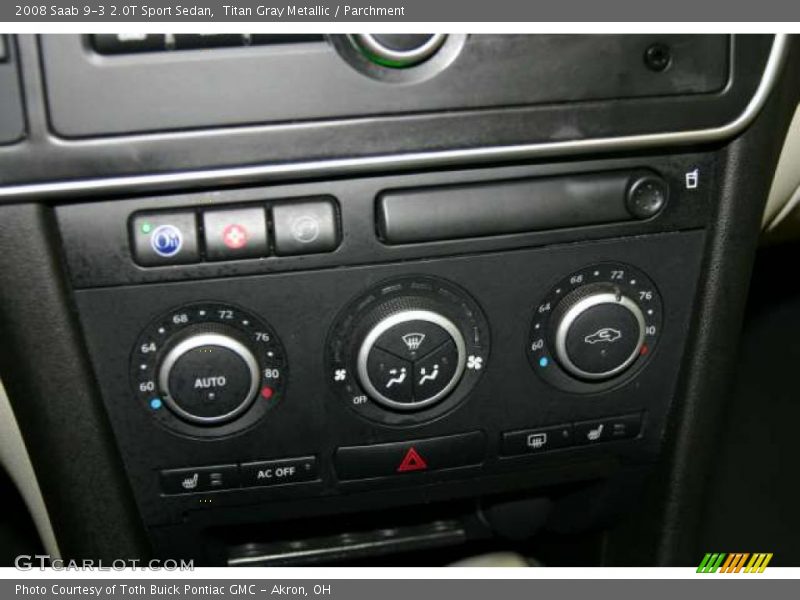 Titan Gray Metallic / Parchment 2008 Saab 9-3 2.0T Sport Sedan