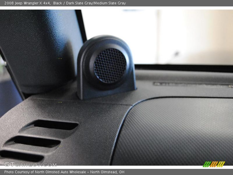Black / Dark Slate Gray/Medium Slate Gray 2008 Jeep Wrangler X 4x4