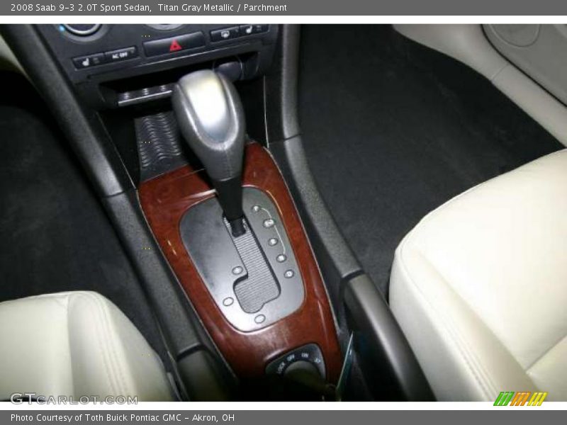 Titan Gray Metallic / Parchment 2008 Saab 9-3 2.0T Sport Sedan