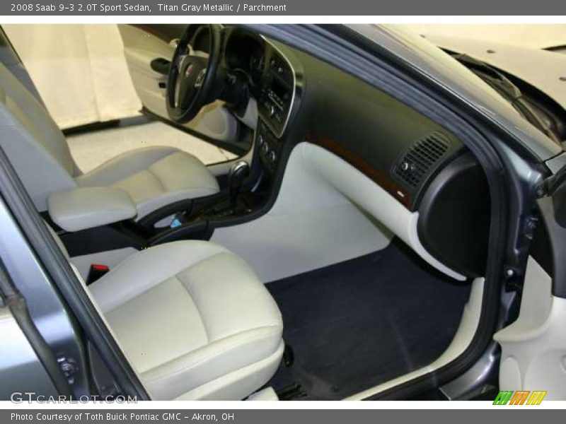 Titan Gray Metallic / Parchment 2008 Saab 9-3 2.0T Sport Sedan