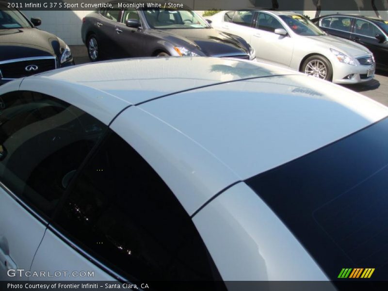 Moonlight White / Stone 2011 Infiniti G 37 S Sport Convertible