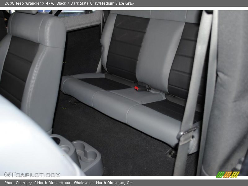 Black / Dark Slate Gray/Medium Slate Gray 2008 Jeep Wrangler X 4x4