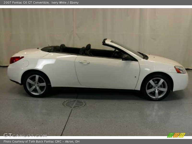Ivory White / Ebony 2007 Pontiac G6 GT Convertible