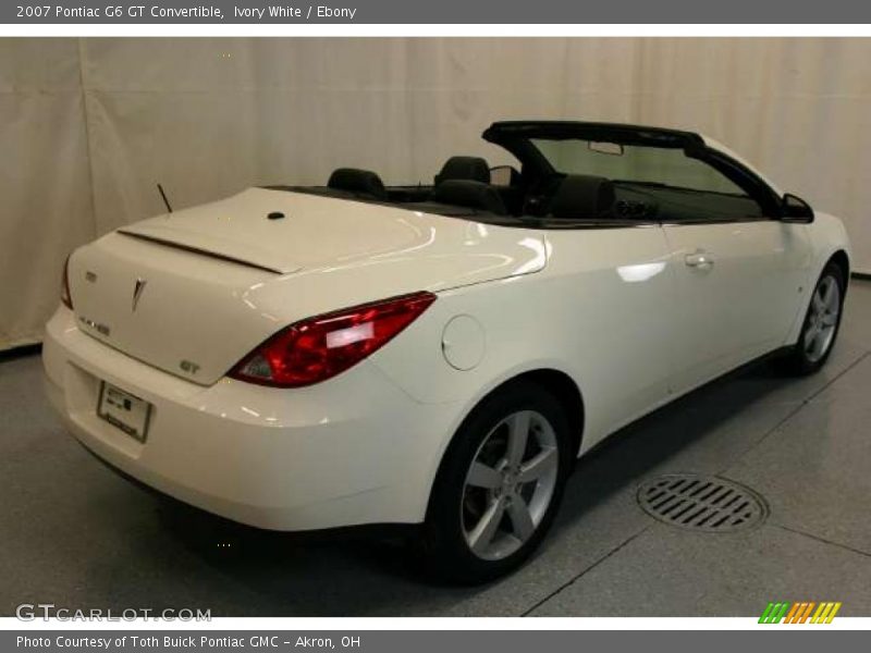 Ivory White / Ebony 2007 Pontiac G6 GT Convertible