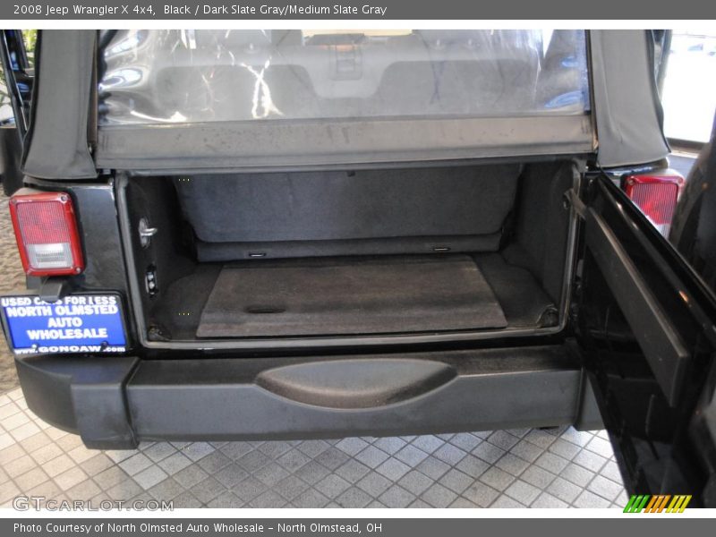Black / Dark Slate Gray/Medium Slate Gray 2008 Jeep Wrangler X 4x4