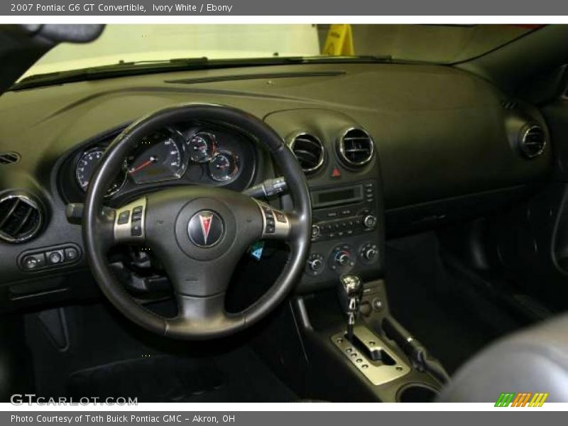 Ivory White / Ebony 2007 Pontiac G6 GT Convertible
