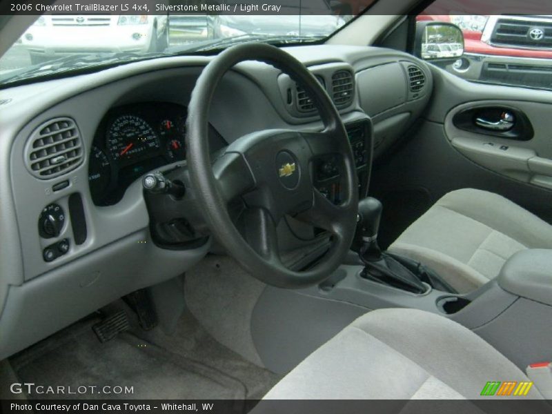 Silverstone Metallic / Light Gray 2006 Chevrolet TrailBlazer LS 4x4