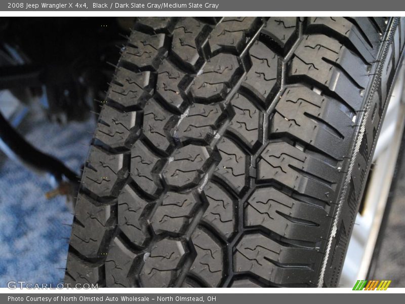 Black / Dark Slate Gray/Medium Slate Gray 2008 Jeep Wrangler X 4x4