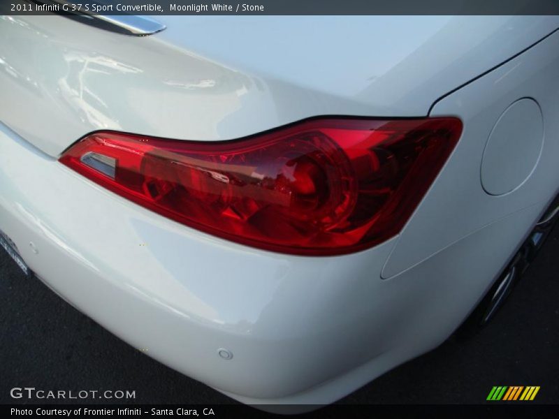 Moonlight White / Stone 2011 Infiniti G 37 S Sport Convertible