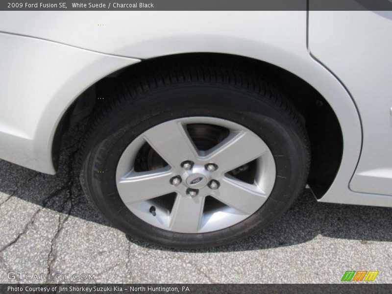 White Suede / Charcoal Black 2009 Ford Fusion SE