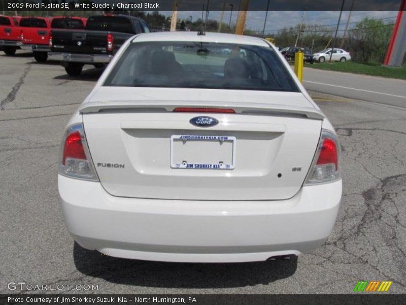 White Suede / Charcoal Black 2009 Ford Fusion SE