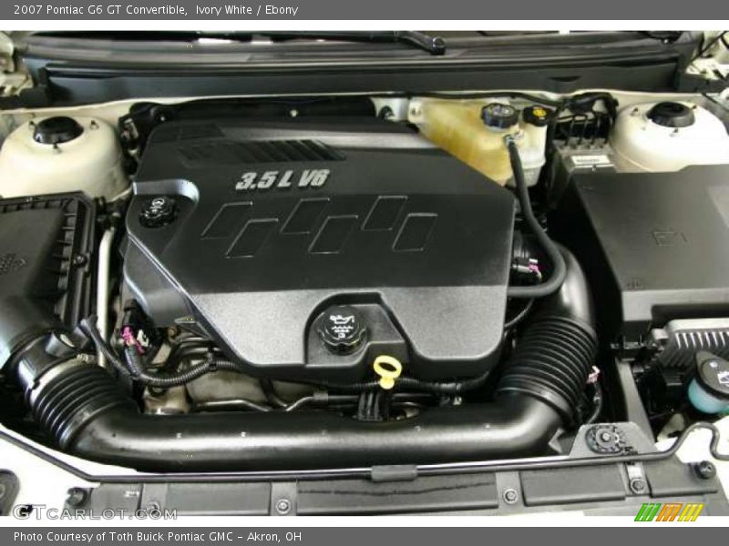 Ivory White / Ebony 2007 Pontiac G6 GT Convertible