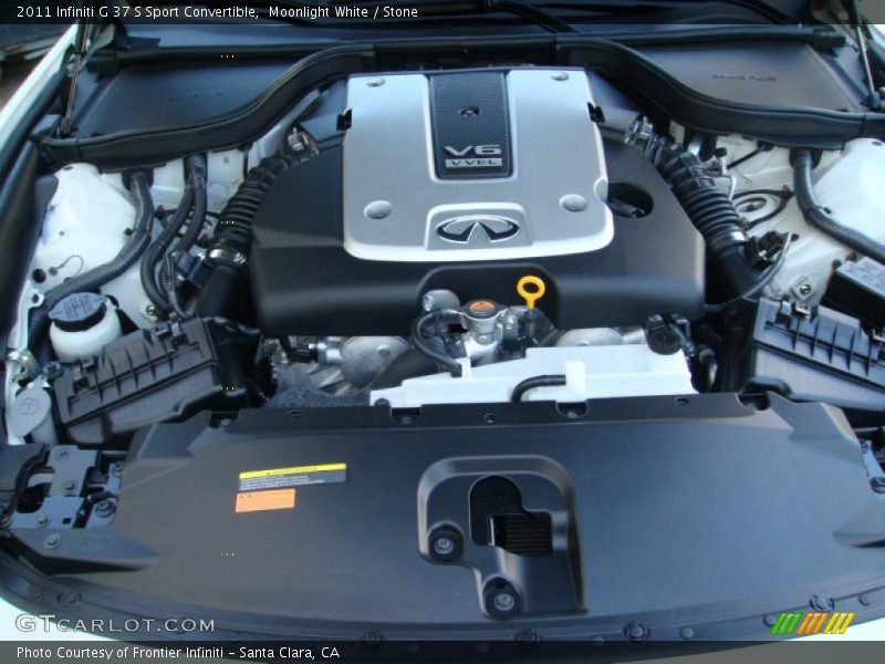  2011 G 37 S Sport Convertible Engine - 3.7 Liter DOHC 24-Valve CVTCS V6