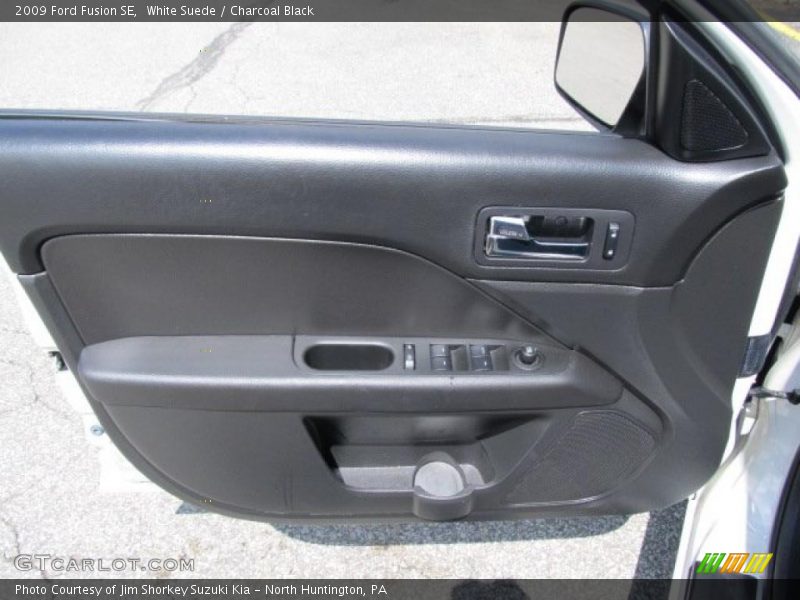 White Suede / Charcoal Black 2009 Ford Fusion SE