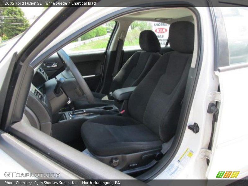 White Suede / Charcoal Black 2009 Ford Fusion SE