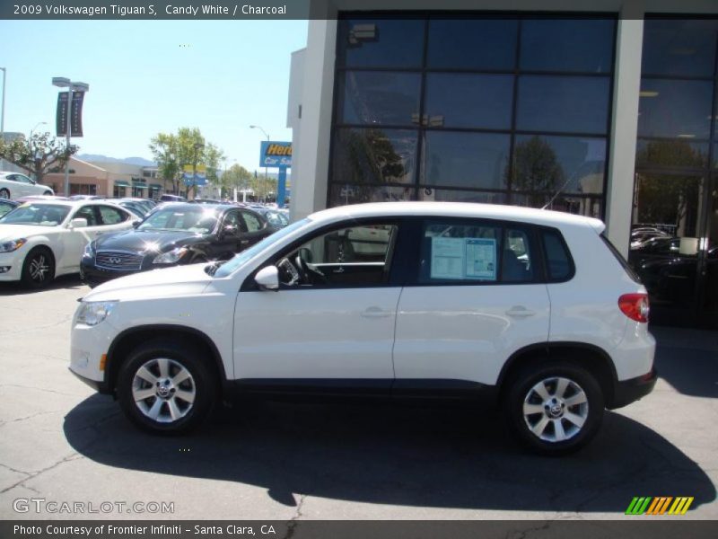 Candy White / Charcoal 2009 Volkswagen Tiguan S