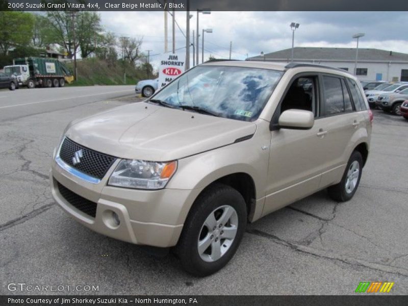 Clear Beige Metallic / Black 2006 Suzuki Grand Vitara 4x4