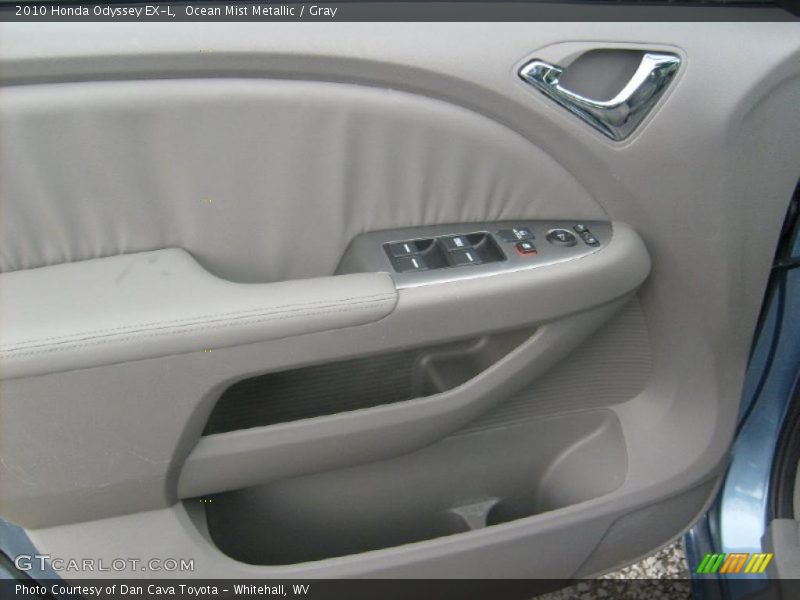 Ocean Mist Metallic / Gray 2010 Honda Odyssey EX-L