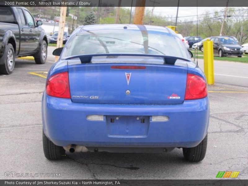 Nitrous Blue Metallic / Ebony 2008 Pontiac G5