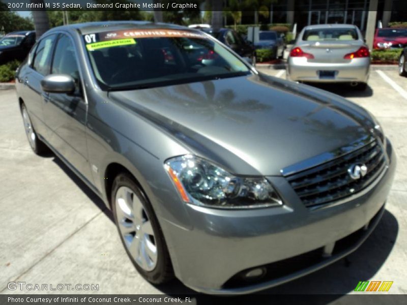 Diamond Graphite Metallic / Graphite 2007 Infiniti M 35 Sedan